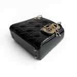 Dior Lady Dior Bag in Cannage Quilted Patent Leather